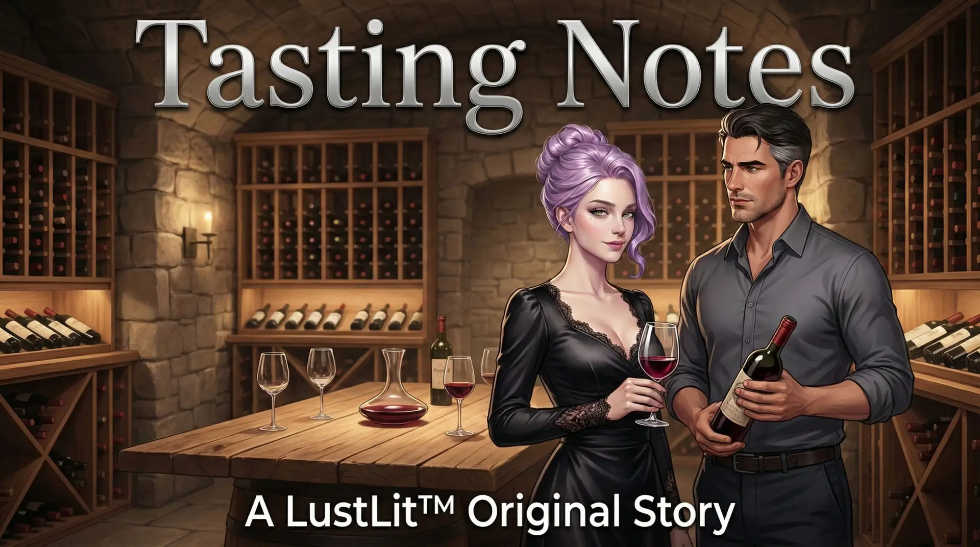 Tasting Notes: A Steamy Blindfold Romance by Violet Ashford