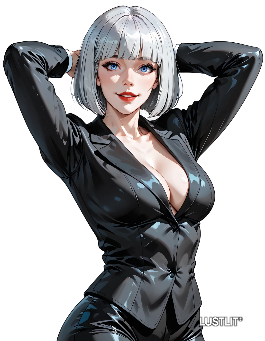 Azure Delacroix of the Skyline District, Blackthorn, who lives here