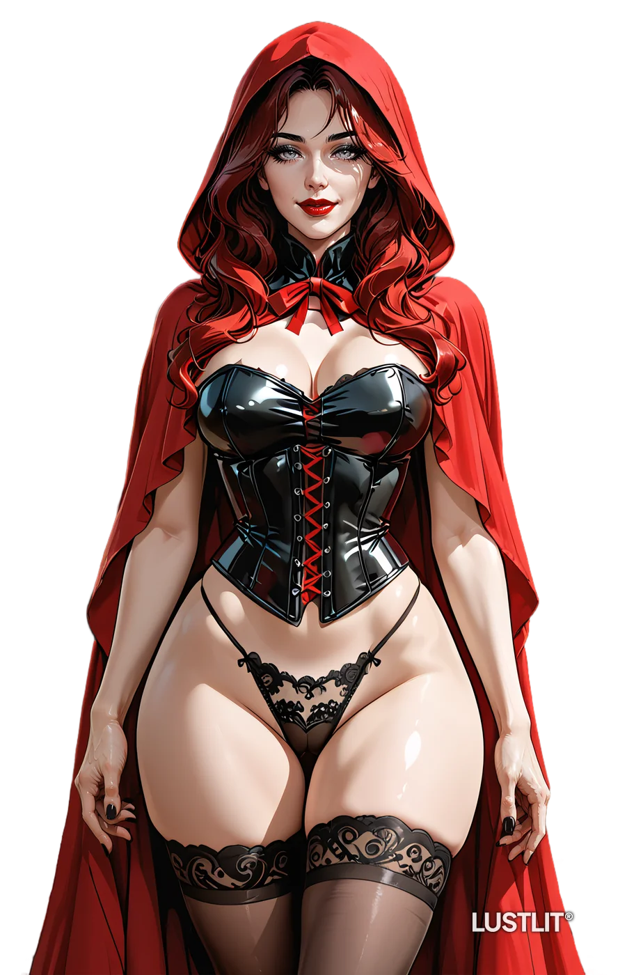 Scarlett Hawthorne as the vampire