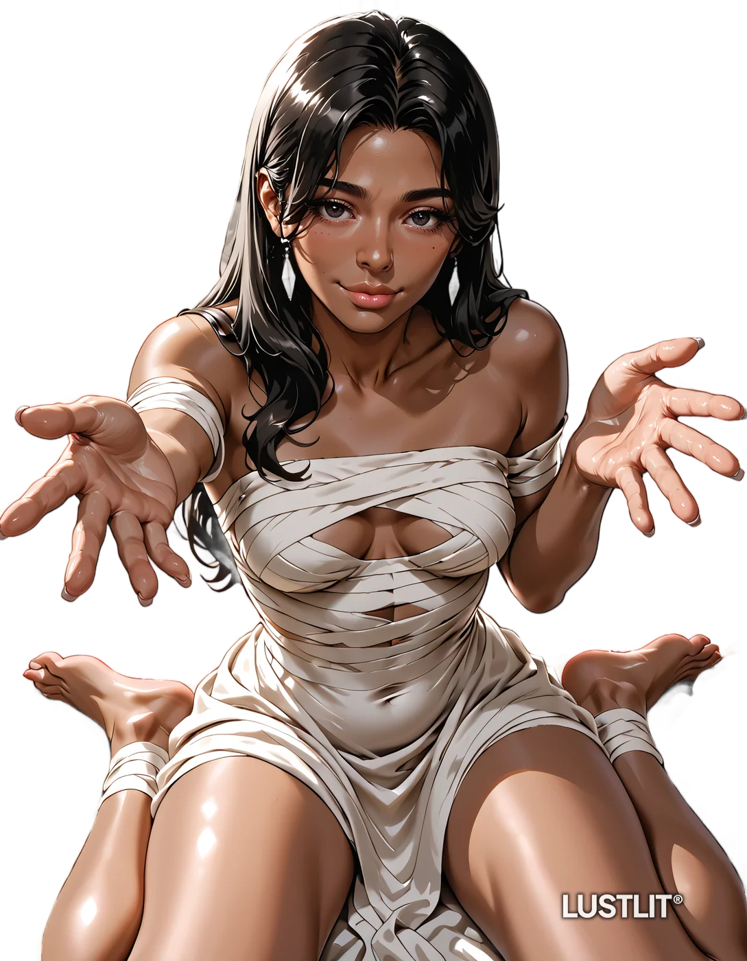 Sienna Nkrumah as the sexy mummy